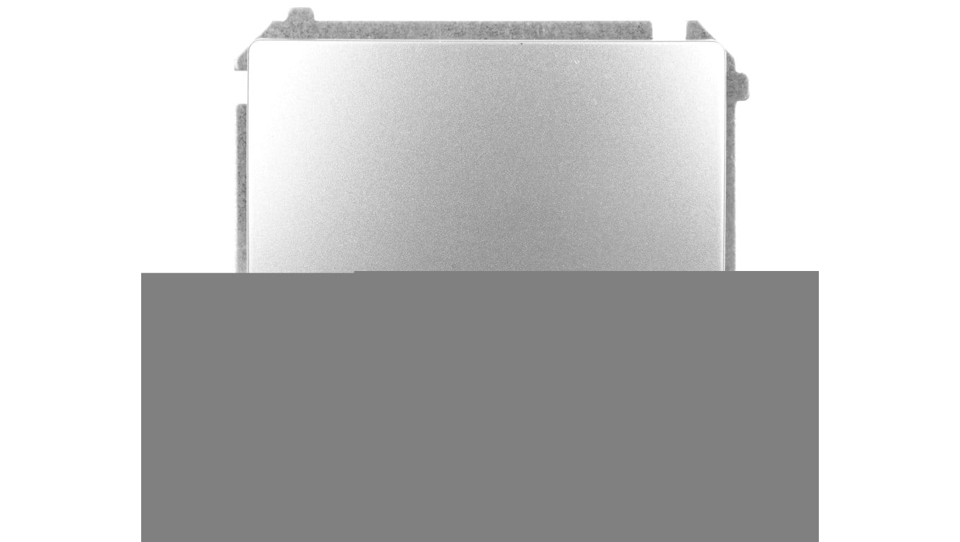 Simon Basic Łącznik krzyżowy z podświetleniem 10AX 250V, szybkozłącza, srebrny mat BMW7L.01/43