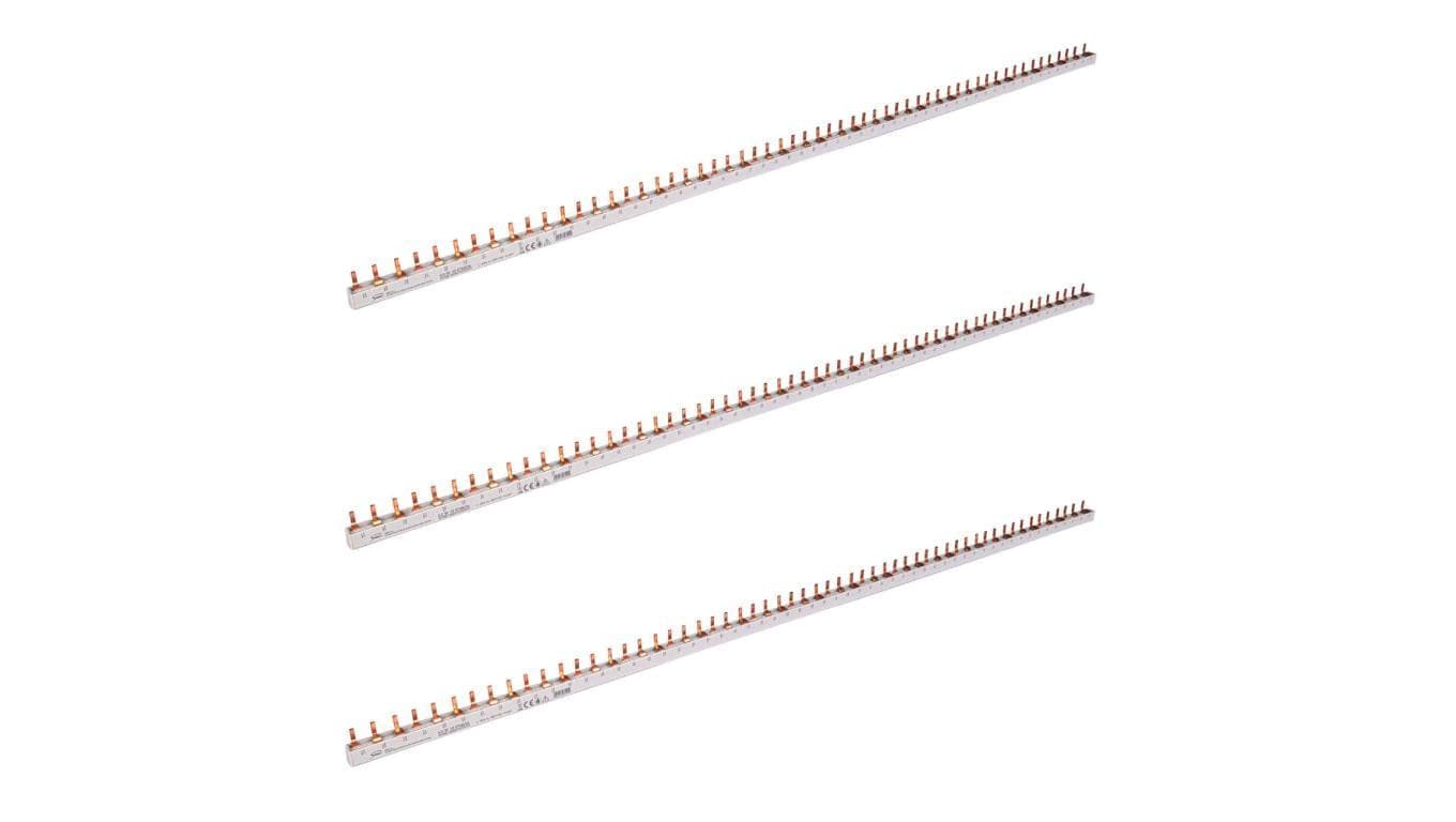 Szyna łączeniowa trzpieniowa 3-fazowa 10mm2 63A na 57 modułów SIMET