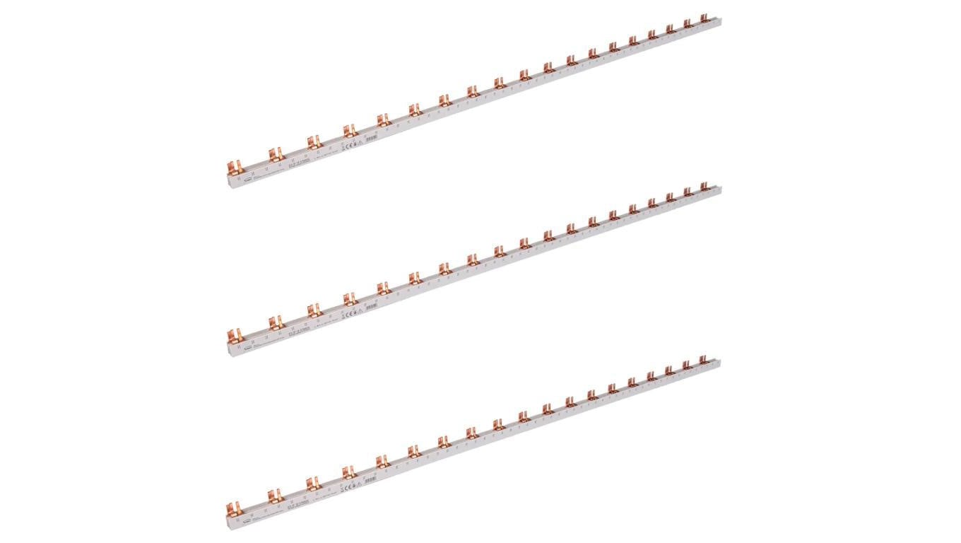 Szyna łączeniowa trzpieniowa 3-fazowa 16mm2 80A na 57 modułów SIMET