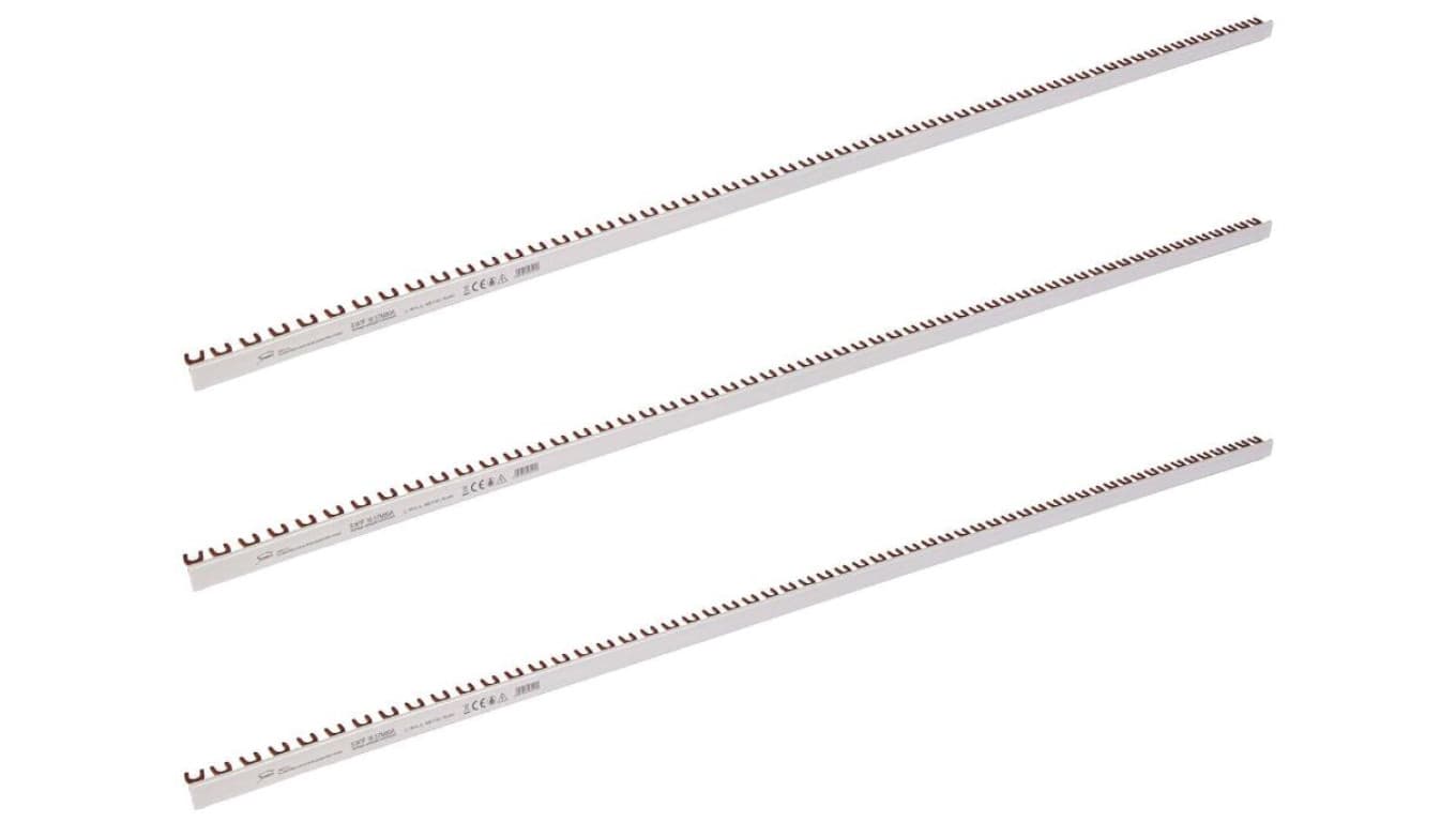 Szyna łączeniowa widełkowa 1-fazowa 16mm2 80A na 57 modułów SIMET