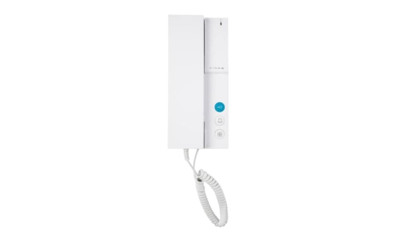 Unifon biały systemu 2IP z funkcją interkomu i komunikacją duplex U210-W
