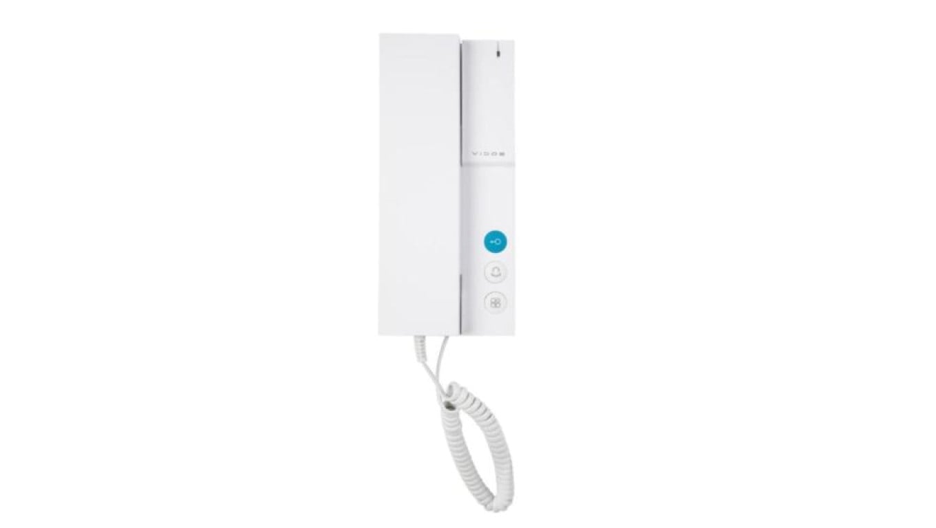 Unifon biały systemu 2IP z funkcją interkomu i komunikacją duplex U210-W