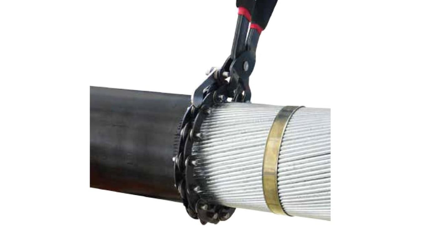 Uniwersalny przyrząd łańcuchowy do zdejmowania pancerza stalowego 1609076 - InterCable-Tools