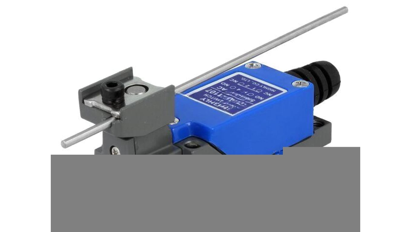 Wyłącznik krańcowy pręt regulowany o długości R 30-118mm NO + NC 5A AH8107