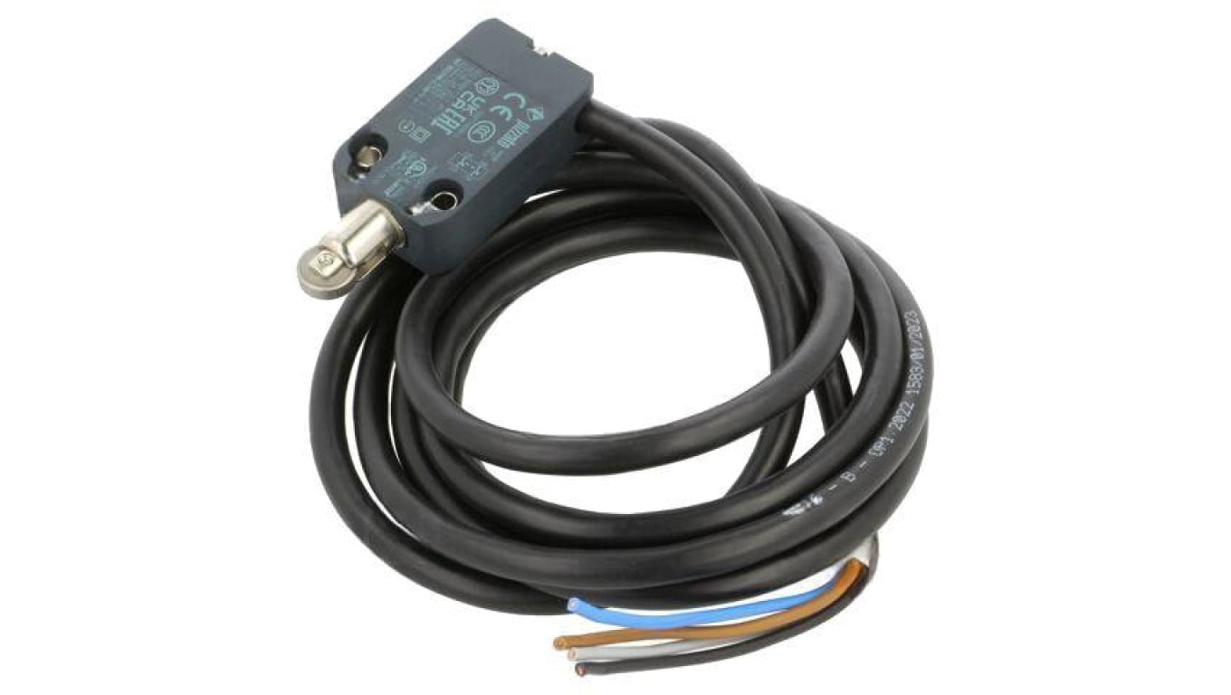 Wyłącznik krańcowy, rolka metalowa, z konfiguracją wyjścia NC x2, max.10A, max. 250VAC, max. 250VDC, IP67 NF B020BB-DN2