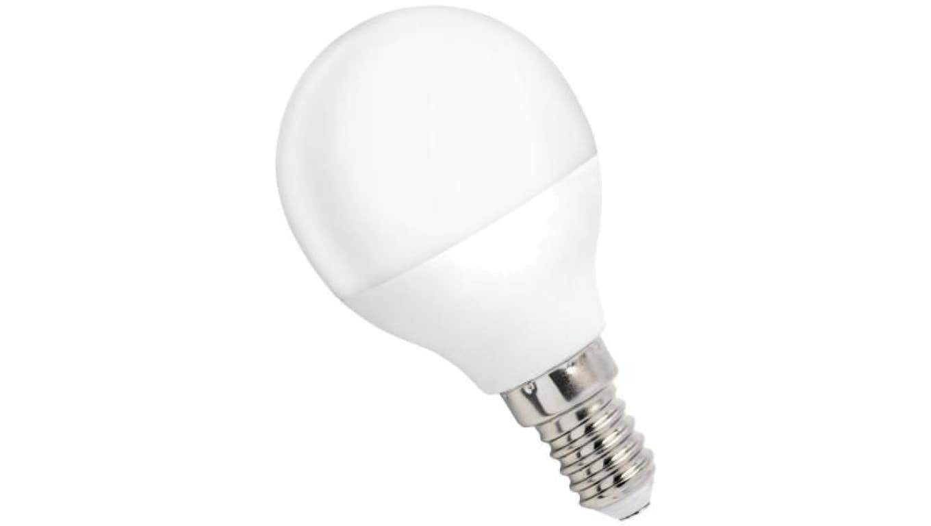 Żarówka LED E14 230V 4W 320lm 3000K kula barwa WW biała ciepła SPECTRUM LED