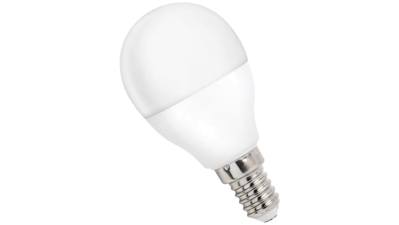 Żarówka LED E14 230V 8W 730lm 4000K 92 lm/W kula barwa NW biała neutralna SPECTRUM LED