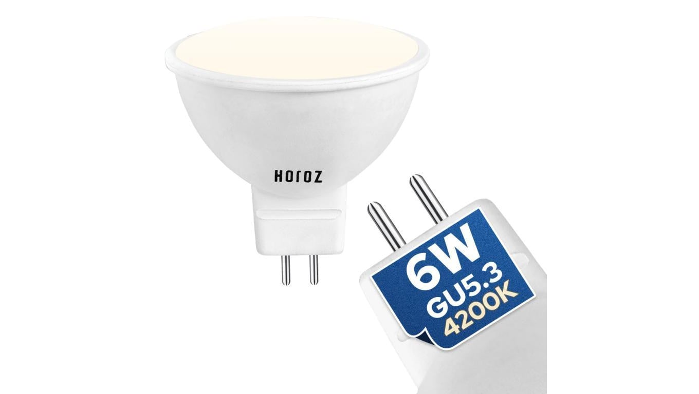 Żarówka LED MR16 Gu5.3 6W 440lm 4200K neutralna FONIX HOROZ