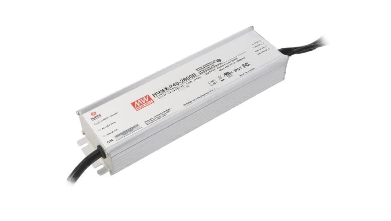 Zasilacz impulsowy DC, 240W, napięcie wyjściowe: 42,9...85,7 VDC, prąd wyjściowy: 2800 mA HVGC-240-2800B