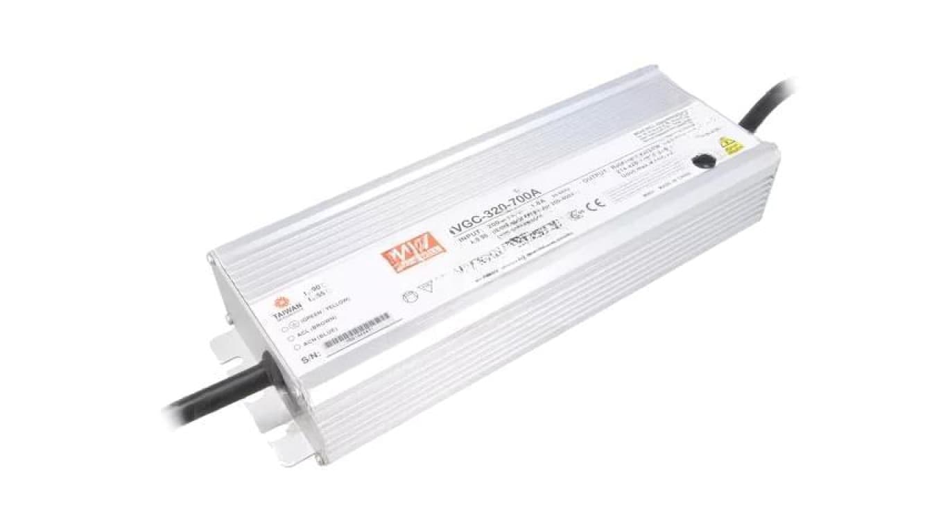 Zasilacz impulsowy DC, 300W, napięcie wyjściowe: 214...428 VDC, prąd wyjściowy: 350...700 mA HVGC-320-700A