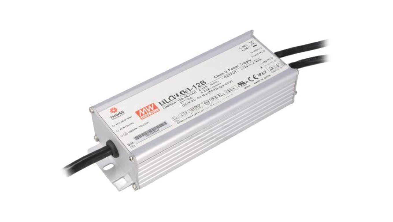 Zasilacz impulsowy DC, 39,96W, napięcie wyjściowe: 12 VDC, prąd wyjściowy: 3,33 A HLG-40H-12B