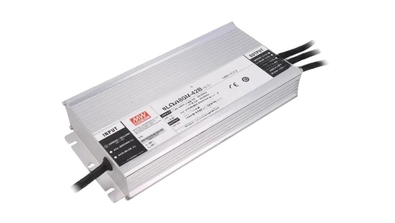Zasilacz impulsowy DC, 480W, napięcie wyjściowe: 42 VDC, prąd wyjściowy: 11,4 A HLG-480H-42B