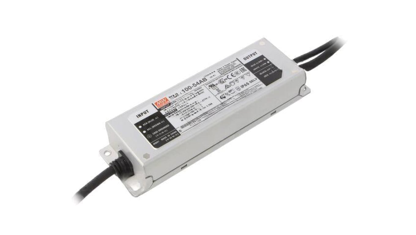 Zasilacz impulsowy DC, 96,12W, napięcie wyjściowe: 54 VDC, prąd wyjściowy: 0,89...1,78 A ELG-100-54AB