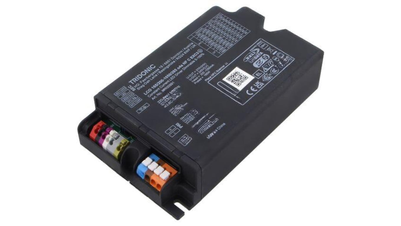 Zasilacz: impulsowy LED 165W 80÷285VDC 200÷1050mA 198÷264VAC LCO 165/200-1050/285 O4A NF C EXC3