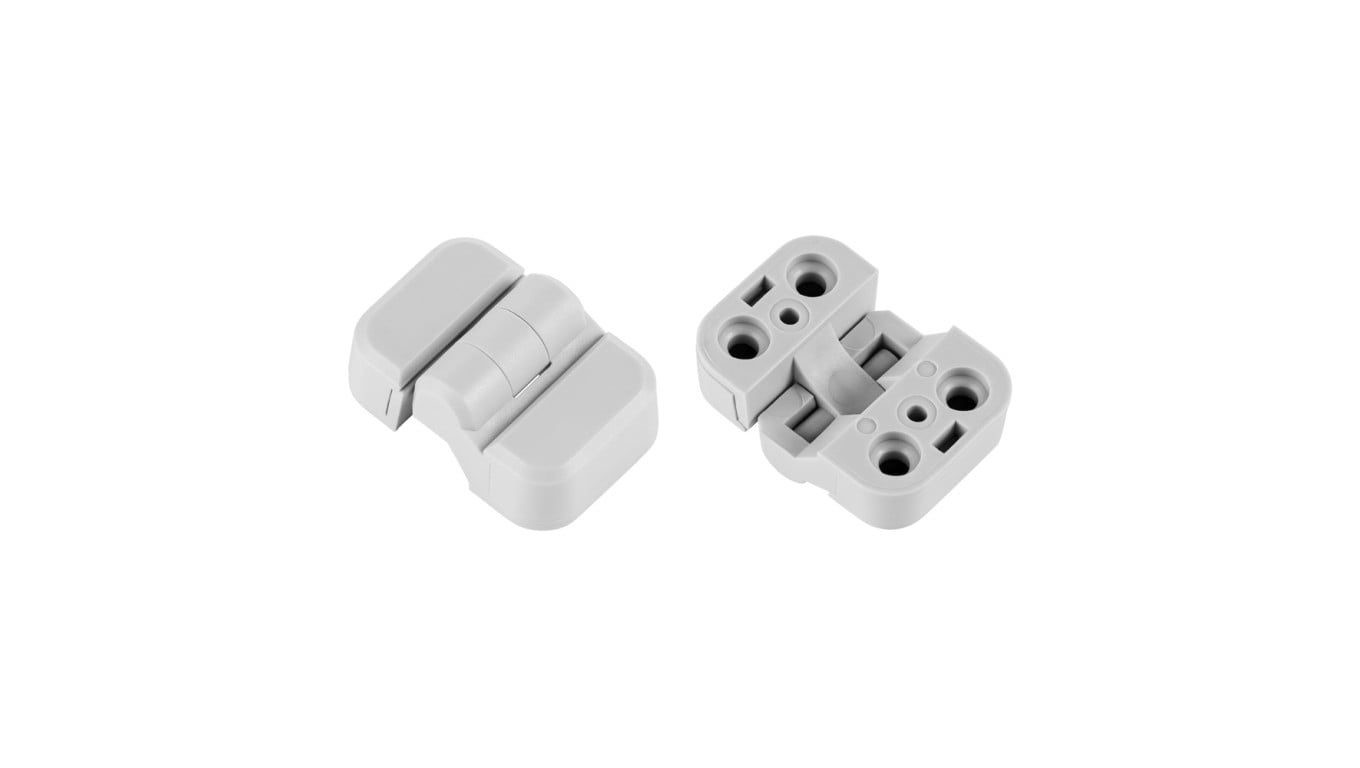 Zawiasy bez blokady ZHINGE20 pc (2 zawiasy, 8 uszczelek, 8 wkrętów - komplet) - ZHINGE20J PC