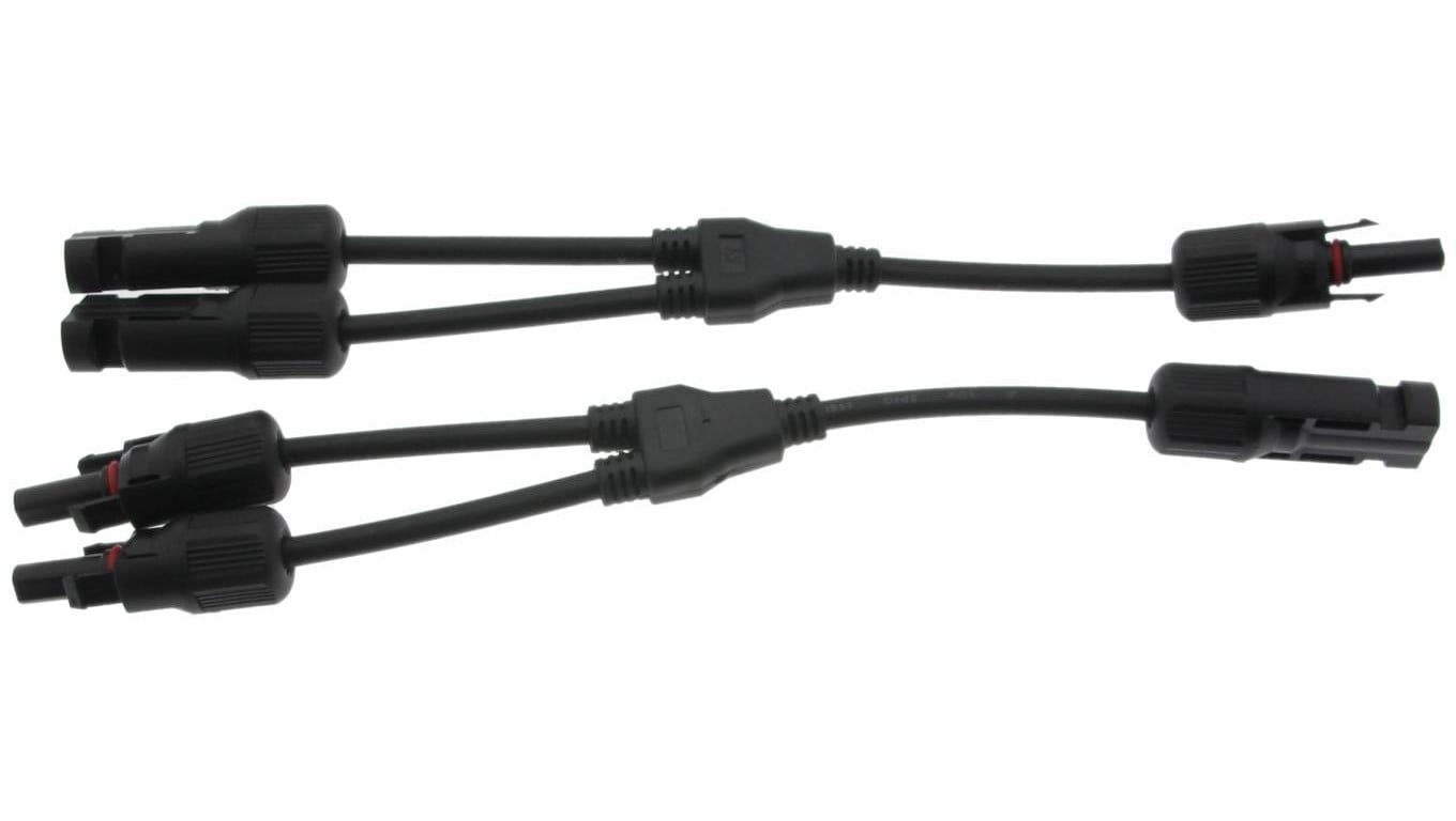 Złącze fotowoltaiczne MC4 typ Y podwójne 2,5-4mm2 6mm2 IP67 1000V DC