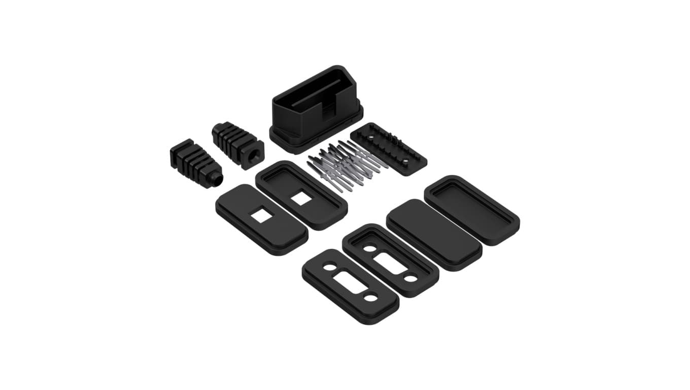 Złącze obd 24v w postaci zaślepki do obudów zobd i zobd mini wykonana z jasnego ABSu - ZOBD Cap Plug 24V J ABS