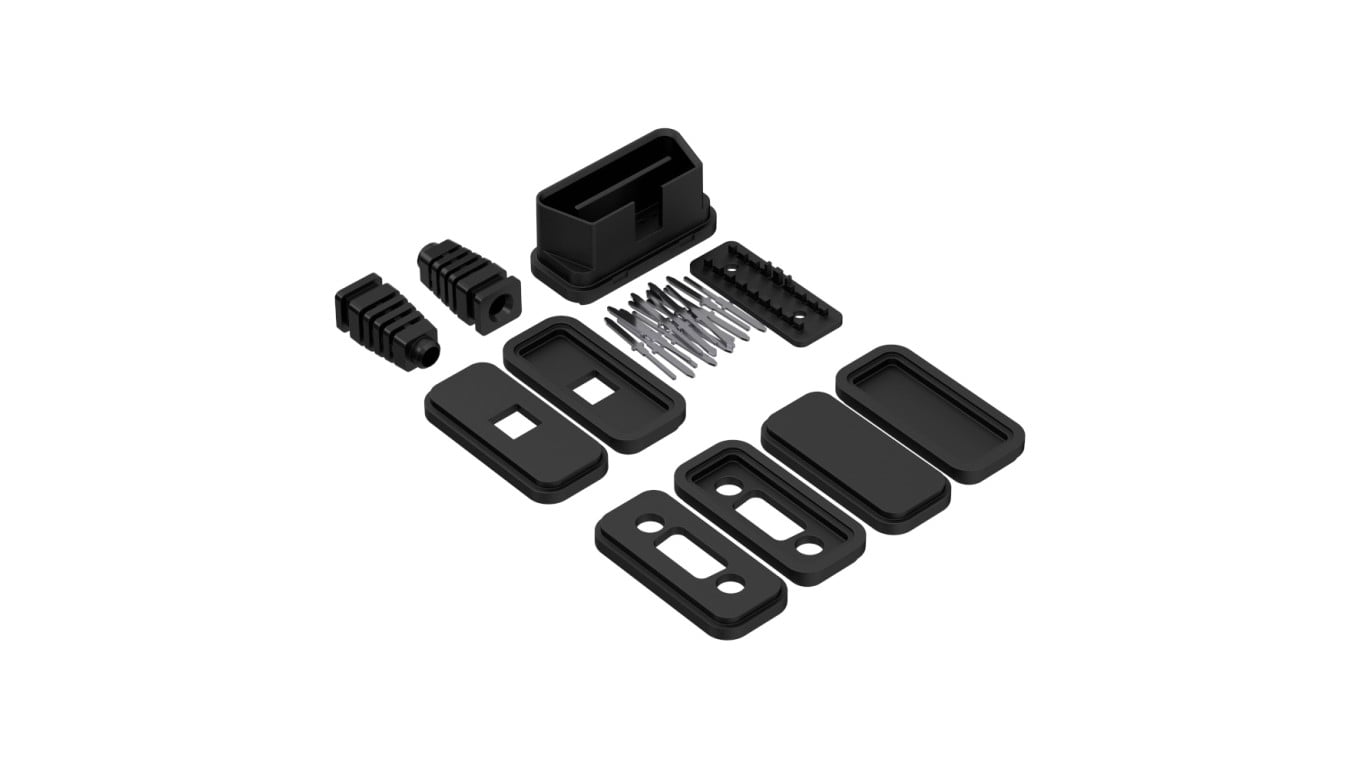 Złącze obd 24v w postaci zaślepki do obudów zobd i zobd mini wykonana z jasnego ABSu - ZOBD Cap Plug 24V J ABS