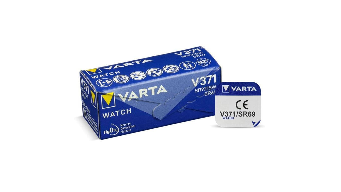 1 x bateria srebrowa (zegarkowa) 371 VARTA (SR920SW) Bat.