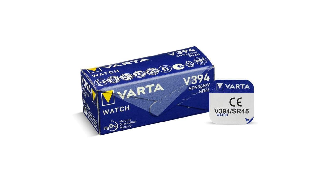 1 x bateria srebrowa (zegarkowa) 394 VARTA (SR936SW) Bat.