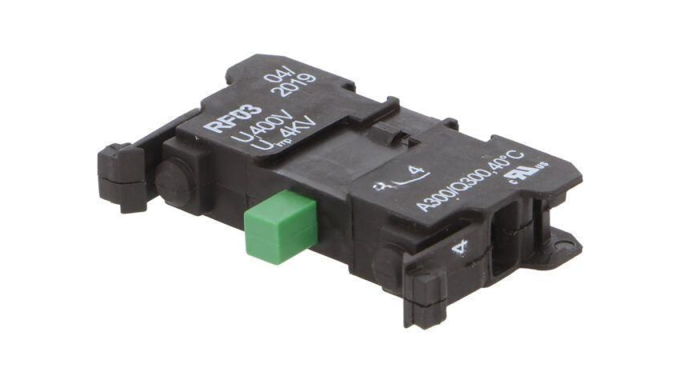 Element stykowy RF NO IP20 do płyty czołowej RF03