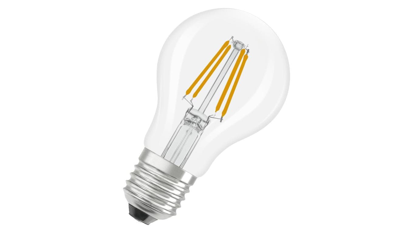 2 szt. Żarówka LED OSRAM E27 A60 3.4W zamiennik 40W 470lm 2700K Ciepła 300 Filament Klasa D 3 Lata Gwarancji