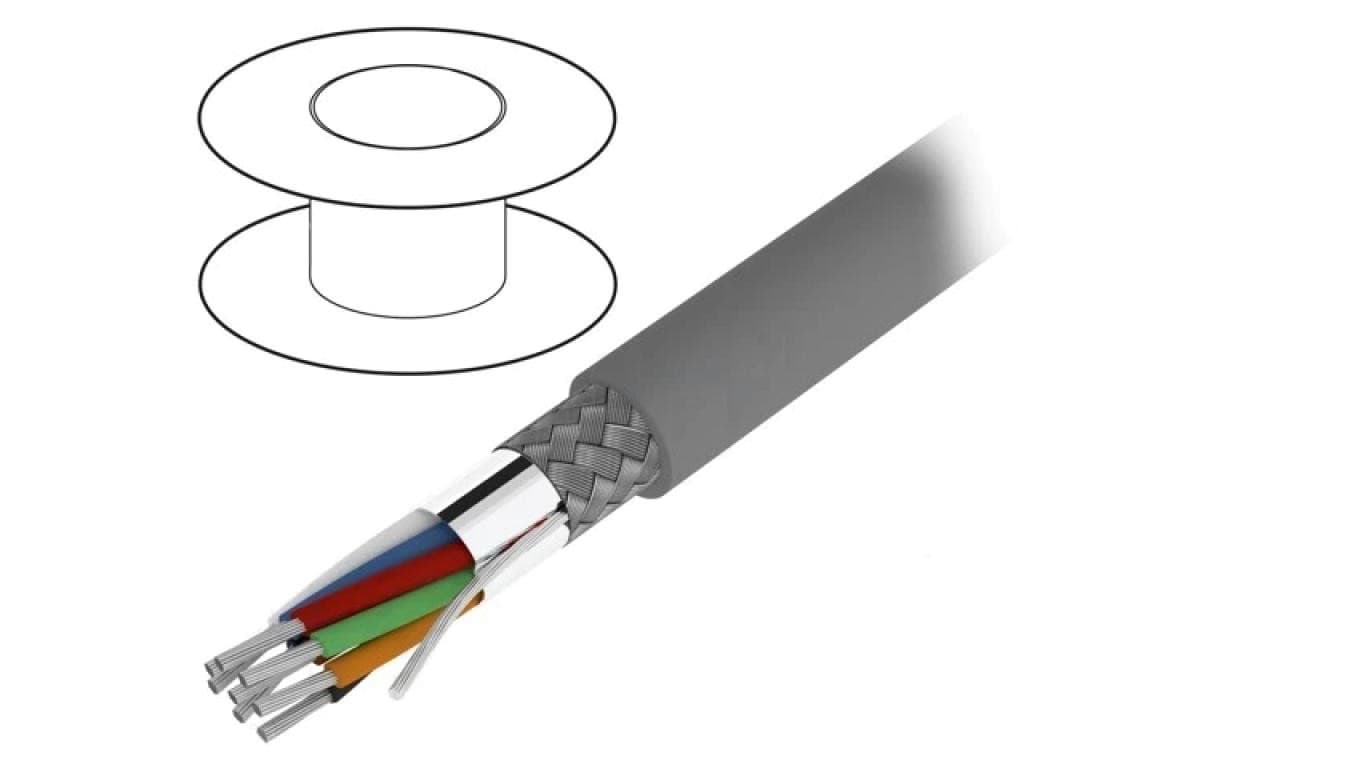 Przewód na rolce 30,5m Alpha Essential 1x16AWG PVC ciemnoszary 600V 3245 SL005