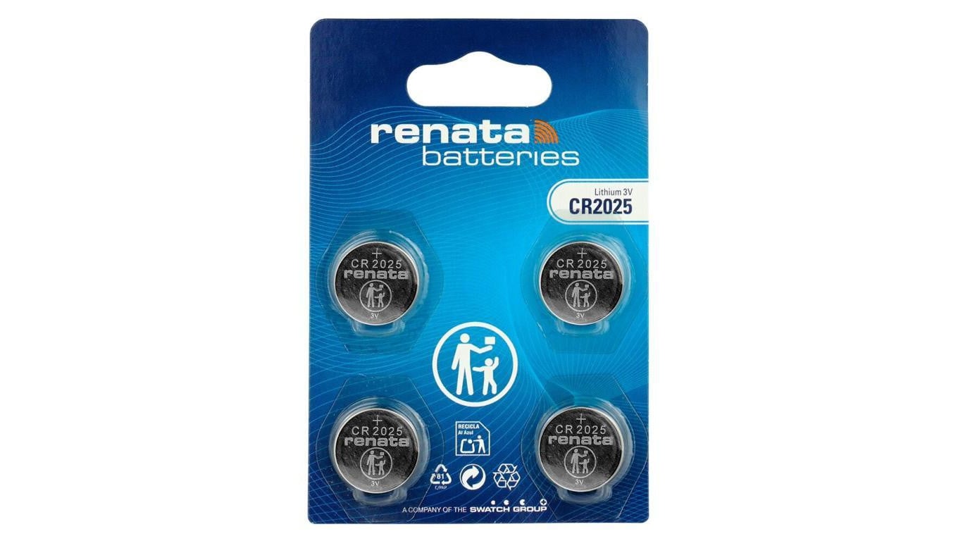 4 x bateria litowa Renata SC CR2025 / CR2025.MFR