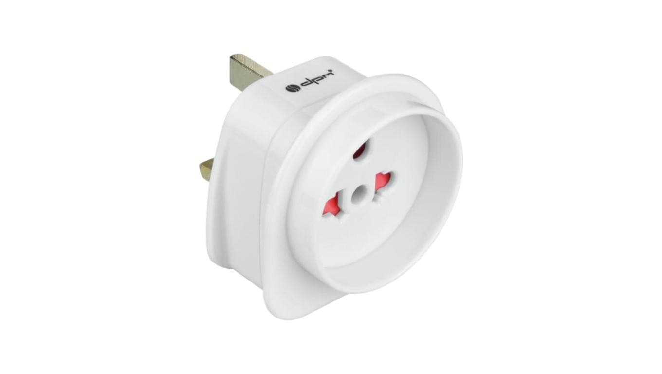 Adapter podróżny UK DPM biały