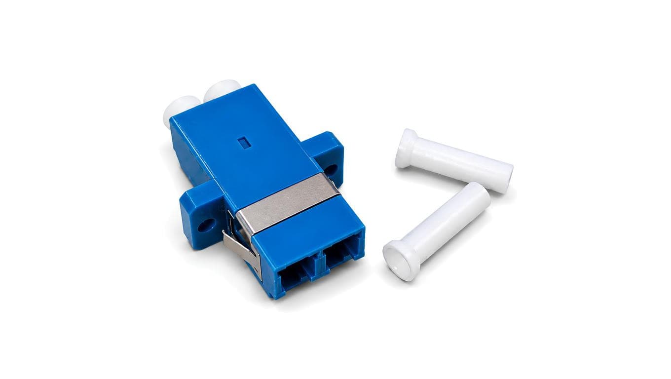 Adapter światłowodowy SM LC/PC-LC/PC duplex OS2 niebieski NEKU