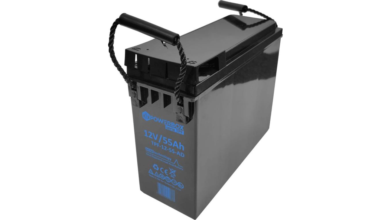 Akumulator VRLA / AGM / FRONT TERMINAL bezobsługowy Powebox TPF 12V 55Ah