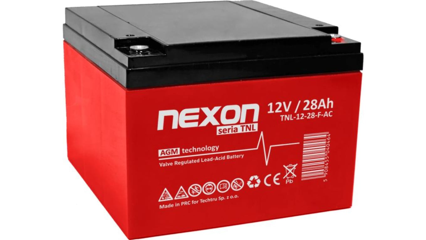 Akumulator VRLA / AGM bezobsługowy Nexon TNL 12V 28Ah F