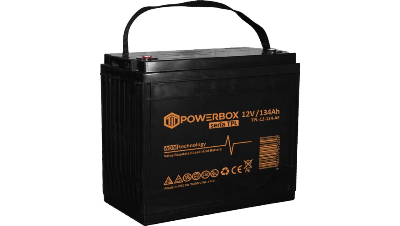 Akumulator VRLA / AGM bezobsługowy Powebox TPL 12V 134Ah