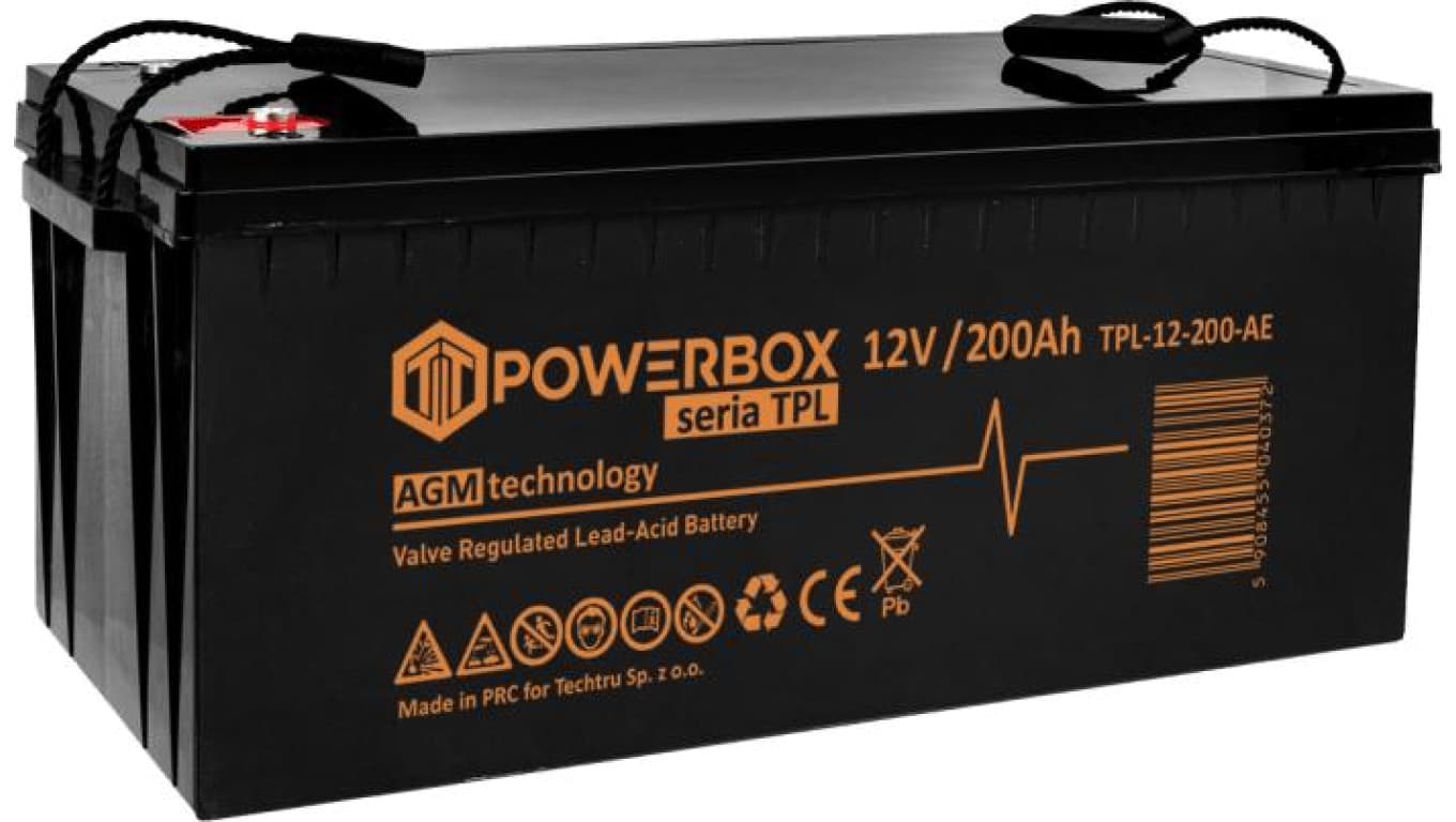 Akumulator VRLA / AGM bezobsługowy Powebox TPL 12V 200Ah