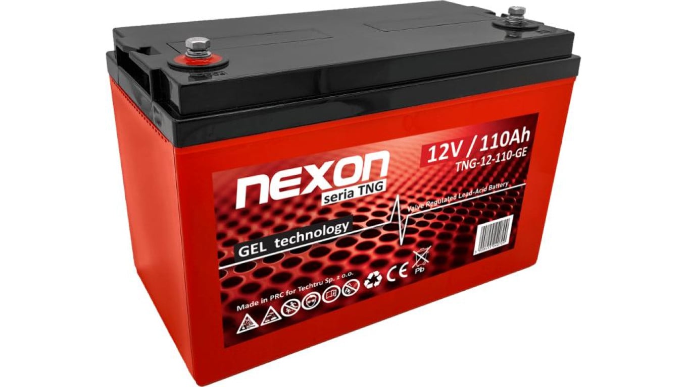Akumulator żelowy VRLA / GEL bezobsługowy Nexon TNG 12V 110Ah