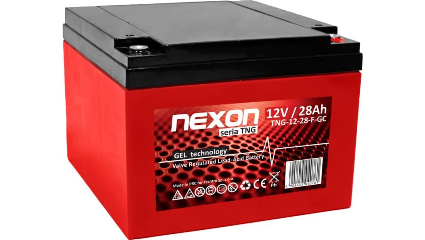 Akumulator żelowy VRLA / GEL bezobsługowy Nexon TNG 12V 28Ah