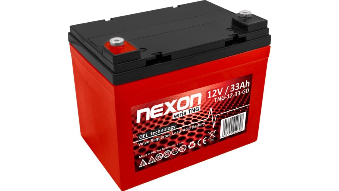 Akumulator żelowy VRLA / GEL bezobsługowy Nexon TNG 12V 33Ah
