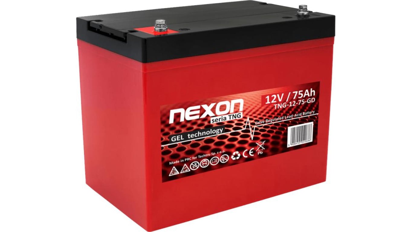 Akumulator żelowy VRLA / GEL bezobsługowy Nexon TNG 12V 75Ah