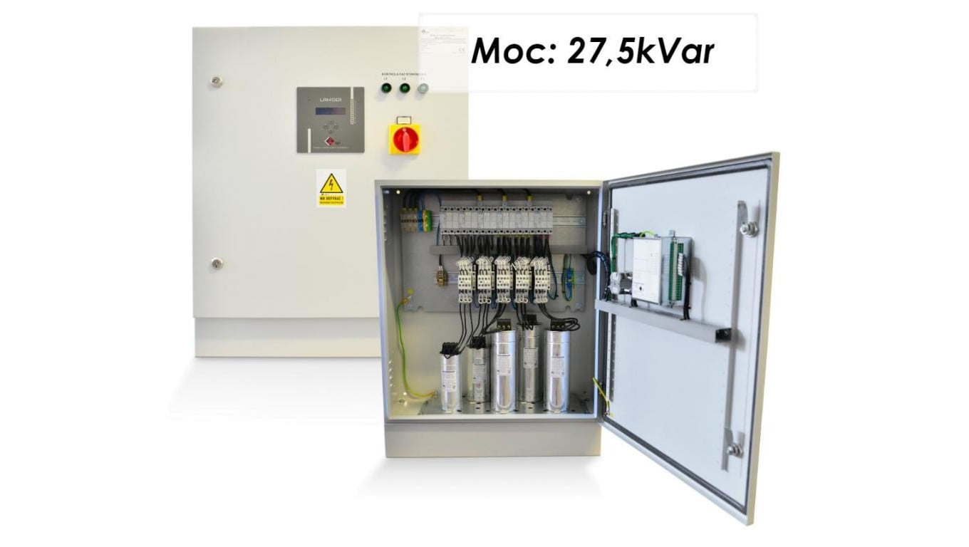 Bateria kondensatorów, kompensator 27,5kVar, BKL-M-27,5/2,5