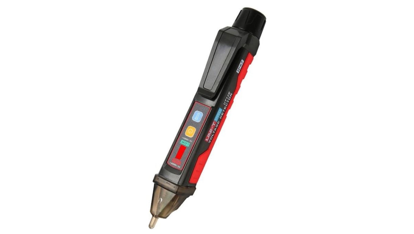 Bezkontaktowy próbnik napięcia 24-1000V AC z funkcją wykrywania pola magnetycznego IP67, UT-12M