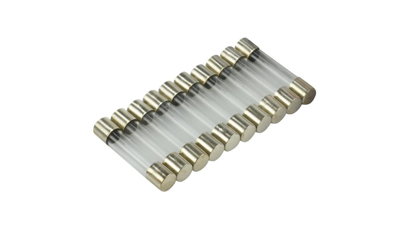Bezpiecznik rurkowy (szklany) Wkładka topikowa WTA-F 5x20mm (250V AC) 3A 10szt.