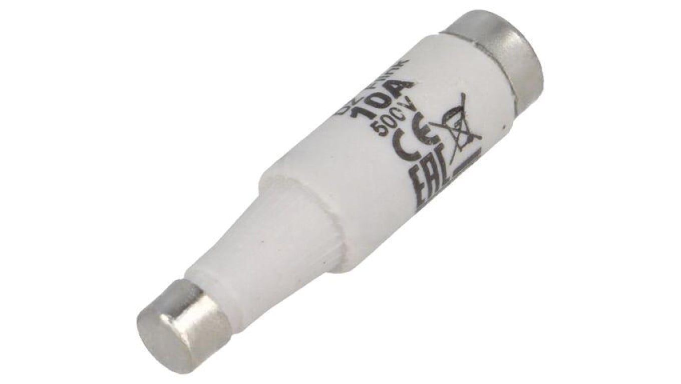 Bezpiecznik topikowy, ceramiczny, 10A, 500VAC, 500VDC, szybki, DI 002311104