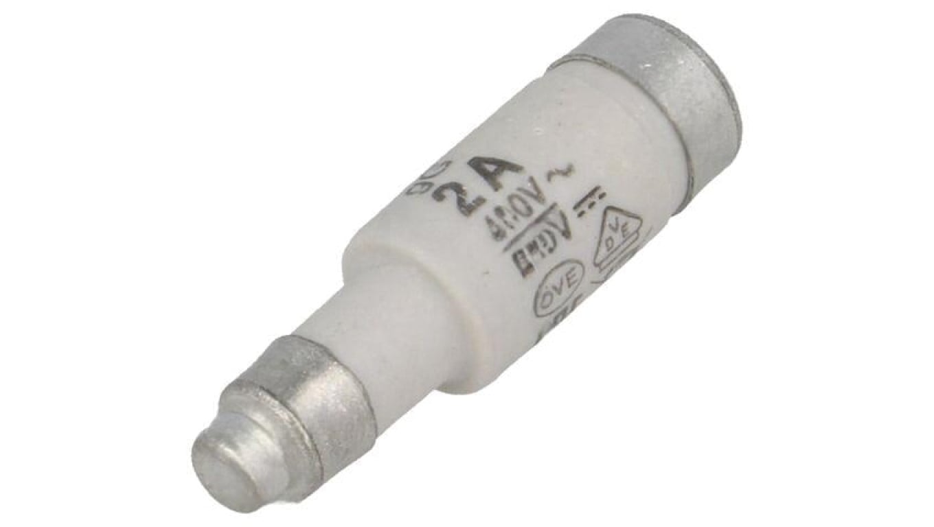 Bezpiecznik topikowy, ceramiczny, 2A, 400VAC, 250VDC, gG, D01, D0 002211001