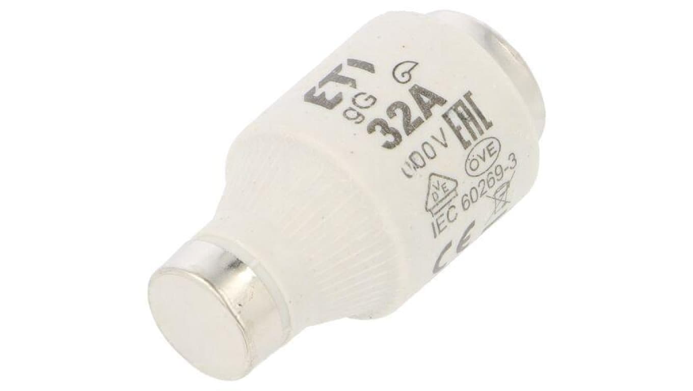 Bezpiecznik topikowy, ceramiczny, 32A, 500VAC, 500VDC, gG, DIII, D 002313404
