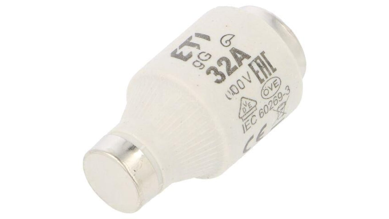 Bezpiecznik topikowy, ceramiczny, 32A, 500VAC, 500VDC, gG, DIII, D 002313404