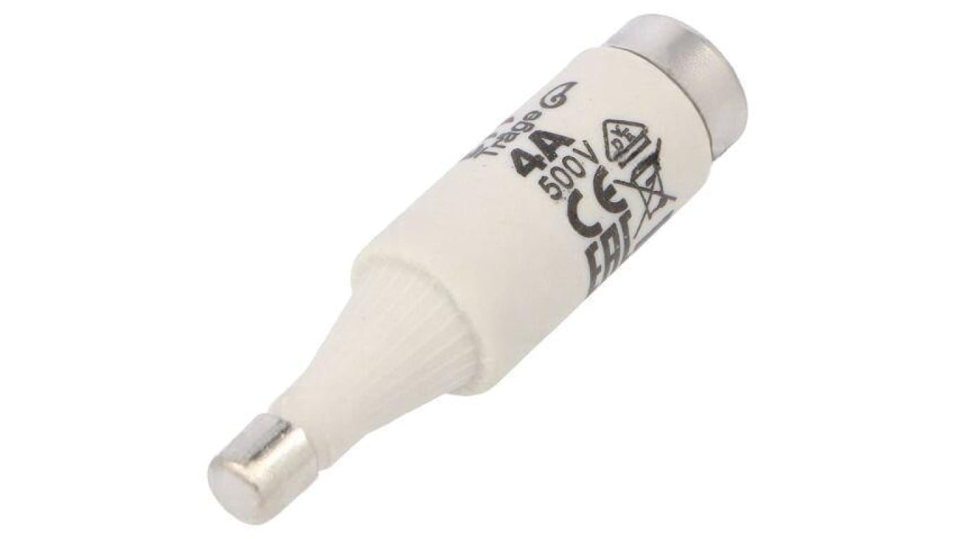 Bezpiecznik topikowy, ceramiczny, 4A, 500VAC, 500VDC, gG, DI, D 002311402