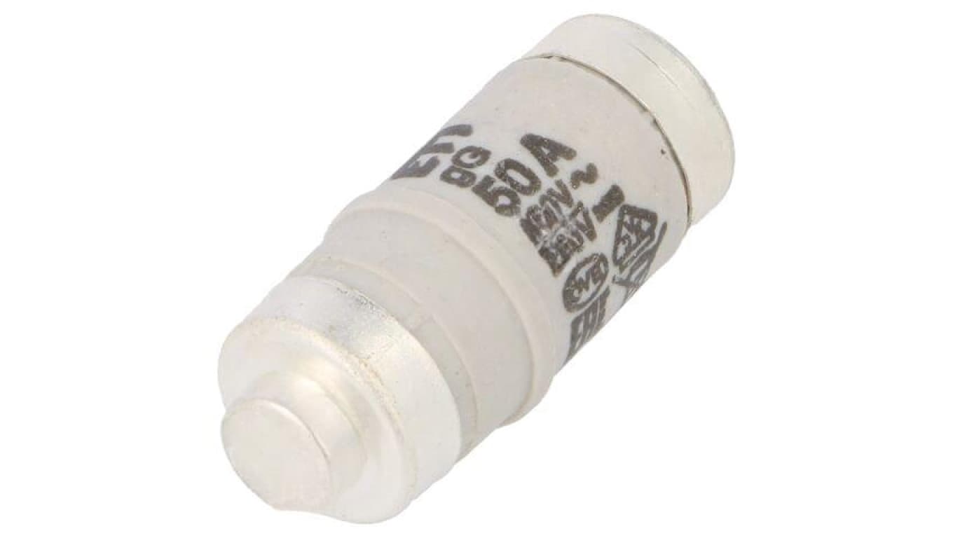Bezpiecznik topikowy, ceramiczny, 50A, 400VAC, 250VDC, gG, D02, D0 002212004