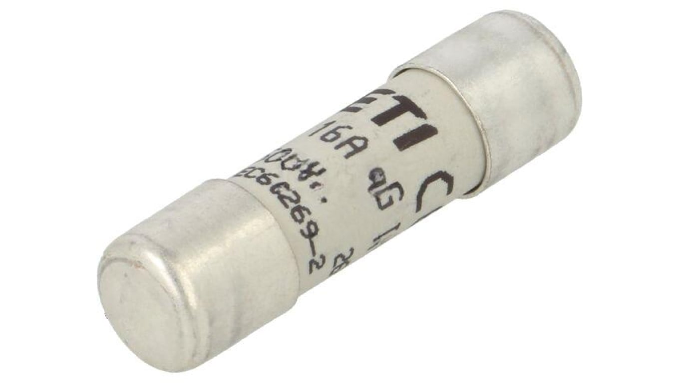Bezpiecznik topikowy, cylindryczny, 16A, 500VAC, gG, 10,3x38mm 002651019