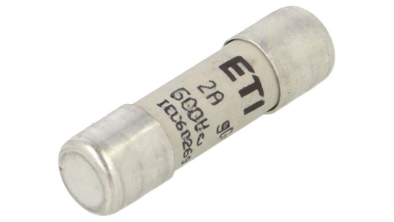 Bezpiecznik topikowy, cylindryczny, 2A, 500VAC, gG, 10,3x38mm 002651013