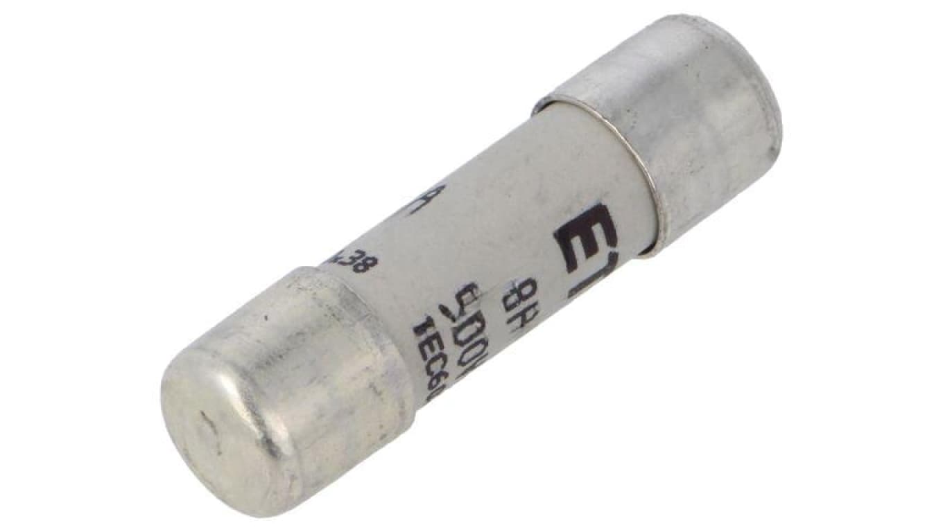 Bezpiecznik topikowy, cylindryczny, 8A, 500VAC, gG, 10,3x38mm 002651016
